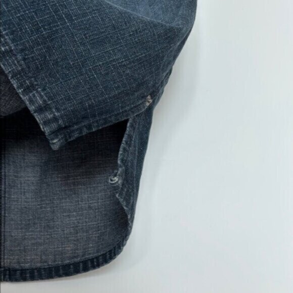 New] Route 66 (10) Cotton Blue Denim Knee-Length-Mini Zip Fly Jeans Skirt - Picture 8 of 8